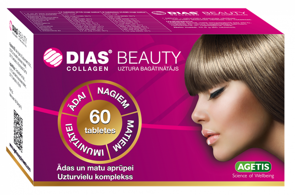 DIAS Beauty Collagen kolagenas, 60 vnt.