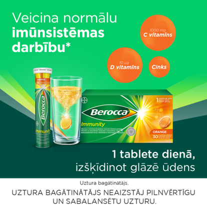 BEROCCA Immunity putojančios tabletės, 30 vnt.