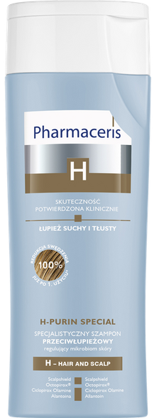 PHARMACERIS H-Purin Special šampūnas, 250 ml