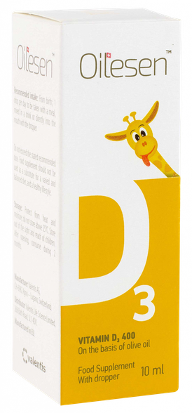 OILESEN  Vitaminas D3 400 aliejus, 10 ml