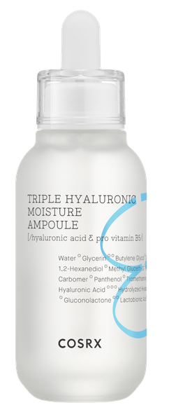 COSRX Hydrium Triple Hyaluronic Moisture Ampoule serumas, 40 ml