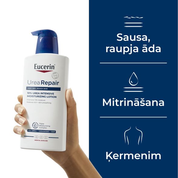 EUCERIN UreaRepair PLUS su 10% šlapalo losjonas, 400 ml