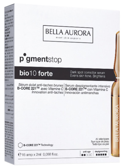 BELLA AURORA Bio10 Forte Pigment Stop ampulės, 15 vnt.