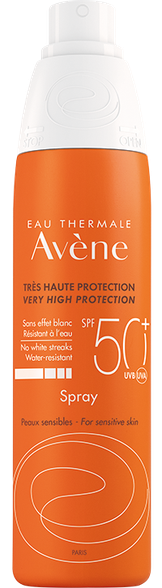 AVENE SUN SPF50+ Spray apsauginis kremas nuo saulės, 200 ml