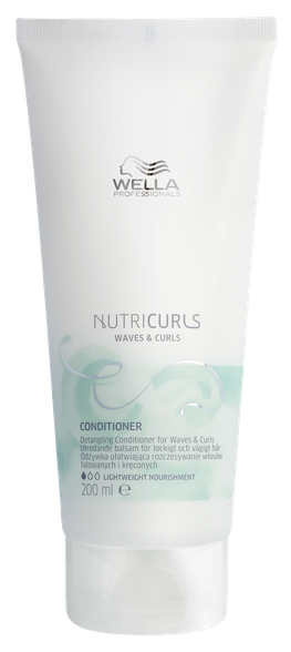 WELLA PROFESSIONALS Nutricurls maitinantis, garbanotiems ir banguotiems plaukams kondicionierius, 200 ml