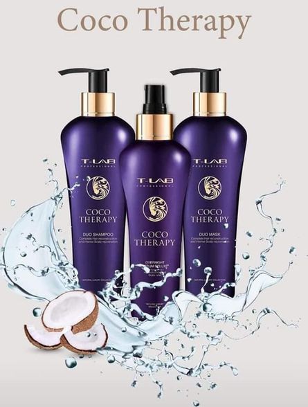 T-LAB Coco Therapy Duo šampūnas, 300 ml