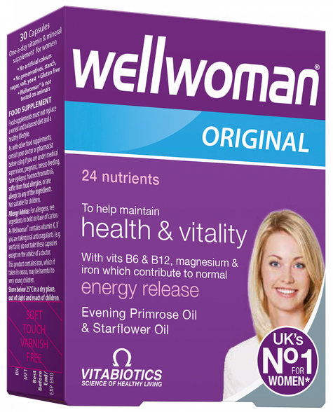 WELLWOMAN  Original kapsulės, 30 vnt.