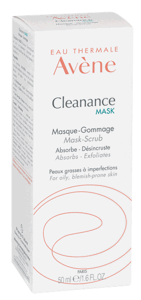 AVENE Cleanance Mask - Scrub veido kaukė, 50 ml