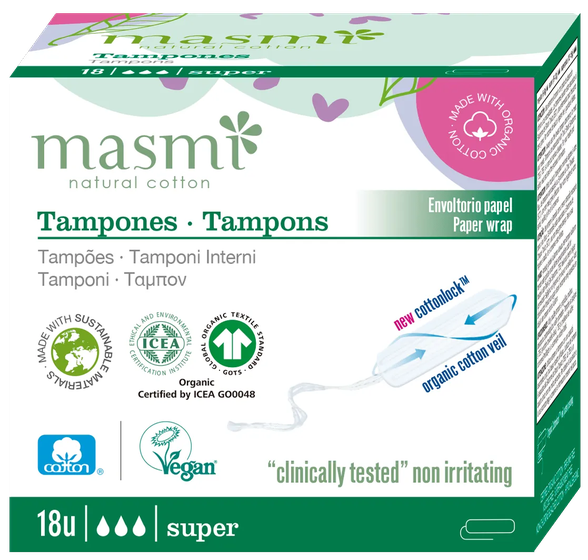 MASMI Super tamponai, 18 vnt.