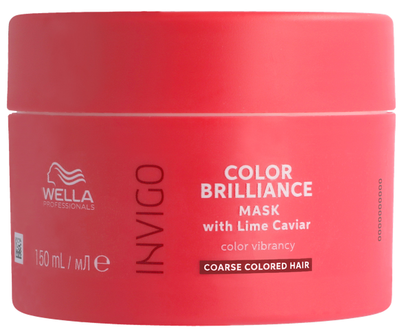 WELLA PROFESSIONALS Color brilliance mask coarse spalvos gyvybingumą (šiurkštiems plaukams) plaukų kaukė, 150 ml