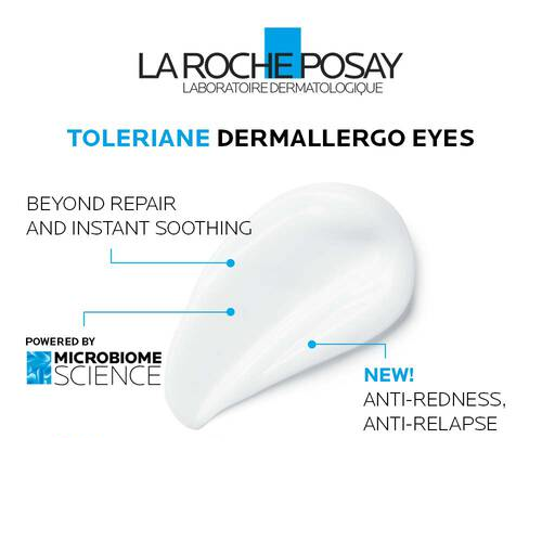 LA ROCHE-POSAY Toleriane Dermallergo paakių kremas, 20 ml