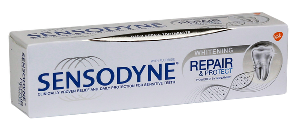 SENSODYNE Repair&Protect Whitening dantų pasta, 75 ml