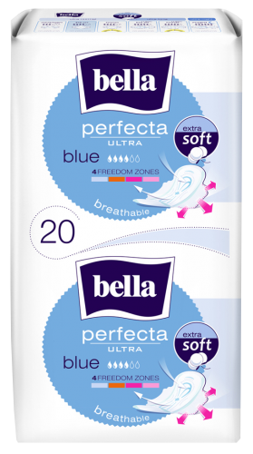 BELLA Perfecta Ultra Blue higieniniai paketai, 20 vnt.