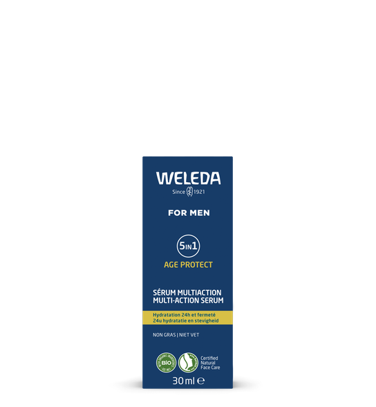 WELEDA For Men 5in1 Age Protect serumas, 30 ml