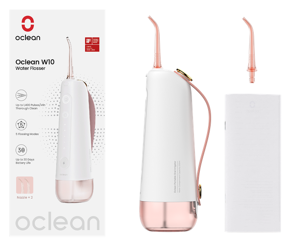 OCLEAN W10 Pink irigatorius, 1 vnt.