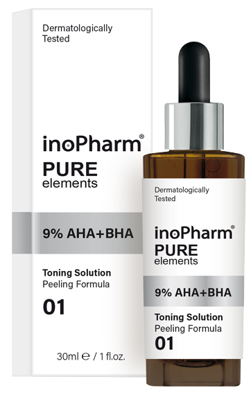 INOPHARM 9% AHA + BHA šveitiklis, 30 ml