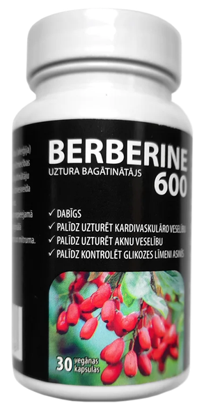 BERBERINE kapsulės, 30 vnt.