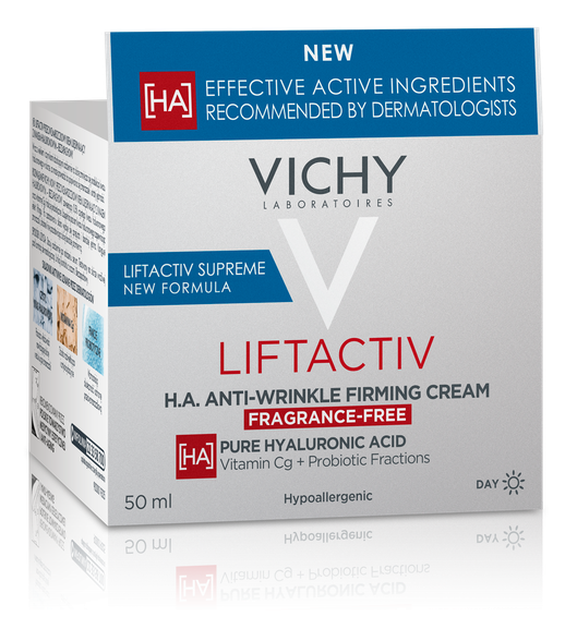 VICHY Liftactiv H.A. Anti-Wrinkle Firming veido kremas, 50 ml