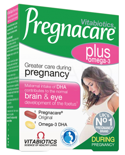 PREGNACARE   PLUS tabletės + kapsulės, 56 vnt.