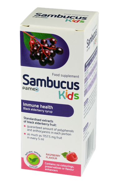 SAMBUCUS  Kids sirupas, 120 ml