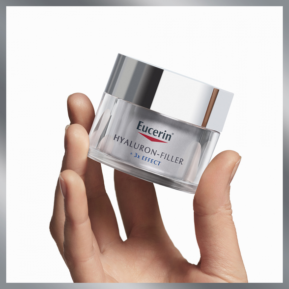 EUCERIN Hyaluron-Filler nuo raukšlių sausai odai dieninis veido kremas, 50 ml