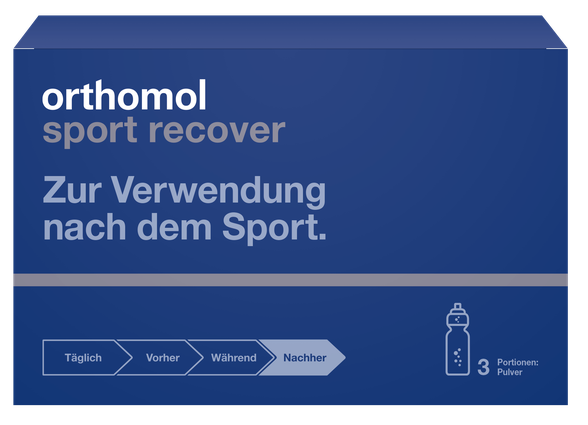 ORTHOMOL Sport Recover (50 g) milteliai, 3 vnt.