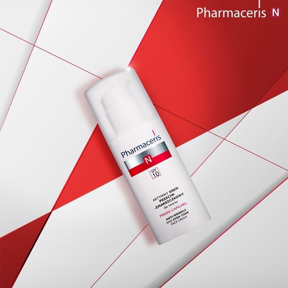 PHARMACERIS N Magni-Capilaril SPF 10 veido kremas, 50 ml