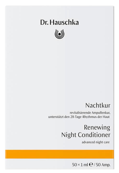 DR. HAUSCHKA Renewing Night kondicionierius ampulėse, 50 vnt.