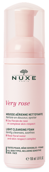 NUXE Very Rose Light Cleansing valomosios putos, 150 ml