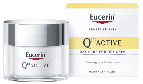 EUCERIN Q10 Active nuo raukšlių dieninis veido kremas, 50 ml