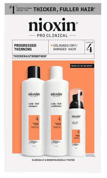 NIOXIN System 4 Kit Progressed Thinning rinkinys, 1 vnt.