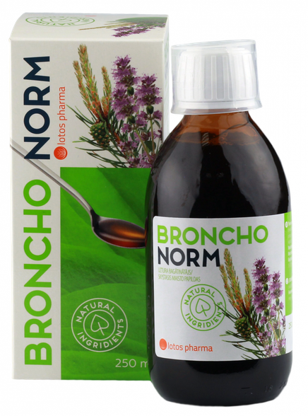 BRONCHONORM balzamas, 250 ml