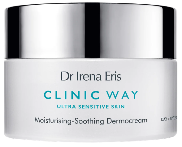 CLINIC WAY  Moisturizing-Soothing SPF 20 dieninis veido kremas, 50 ml