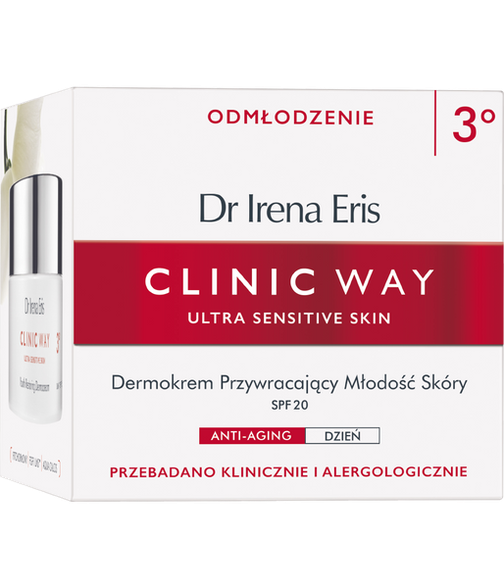 CLINIC WAY  3 Rejuvenation SPF 20  dieninis veido kremas, 50 ml