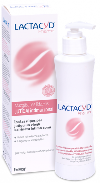 LACTACYD Pharma Sensitive prausiklis intymiai zonai, 250 ml