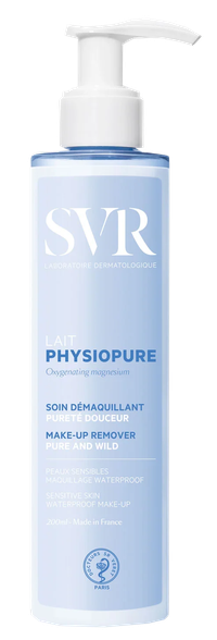 SVR Physiopure Lait Demaquillant veido odos valymui, 200 ml