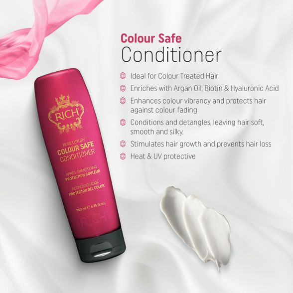 RICH Pure Luxury Colour Safe kondicionierius, 200 ml