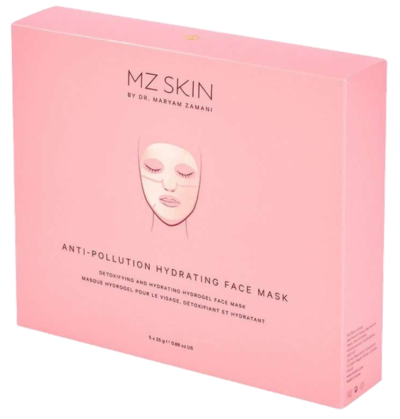 MZ SKIN Anti Pollution Hydrating veido kaukė, 5 vnt.