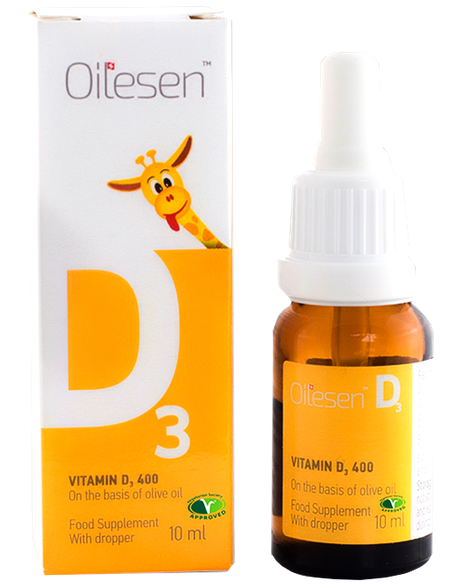 OILESEN  Vitaminas D3 400 aliejus, 10 ml