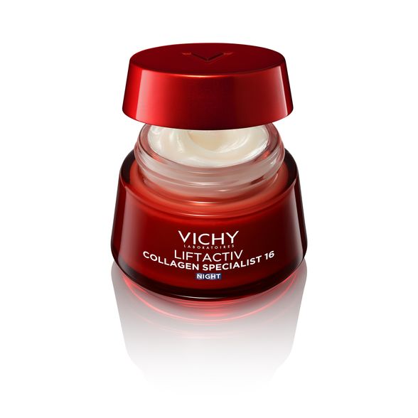 VICHY Liftactiv Collagen 16 Night veido kremas, 50 ml