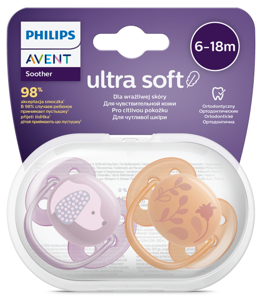 PHILIPS Avent DECO, 6-18M čiulptukas, 2 vnt.