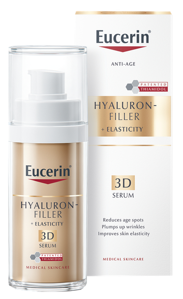 EUCERIN Hyaluron-Filler + Elasticity 3D serumas, 30 ml