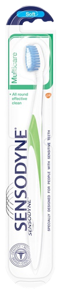 SENSODYNE Multicare Soft dantų šepetėlis, 1 vnt.