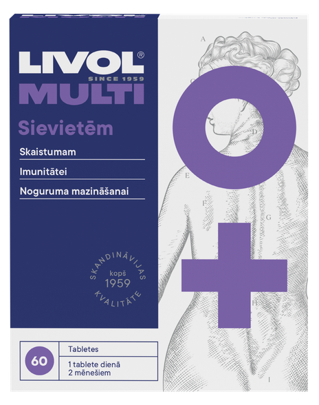 LIVOL  Multi For women tabletės, 60 vnt.