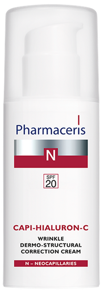 PHARMACERIS N Capi-Hialuron-C SPF 20 veido kremas, 50 ml