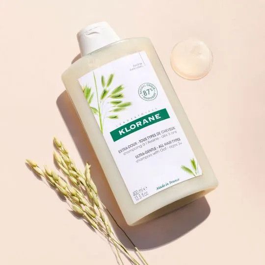 KLORANE Softening with Oat Milk šampūnas, 200 ml