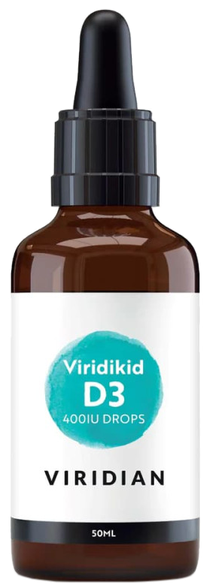 VIRIDIAN Viridikid D3 400iu lašai, 30 ml