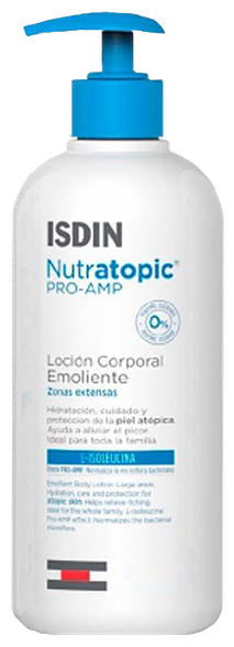 ISDIN Nutratopic PRO-AMP Emollient losjonas, 400 ml