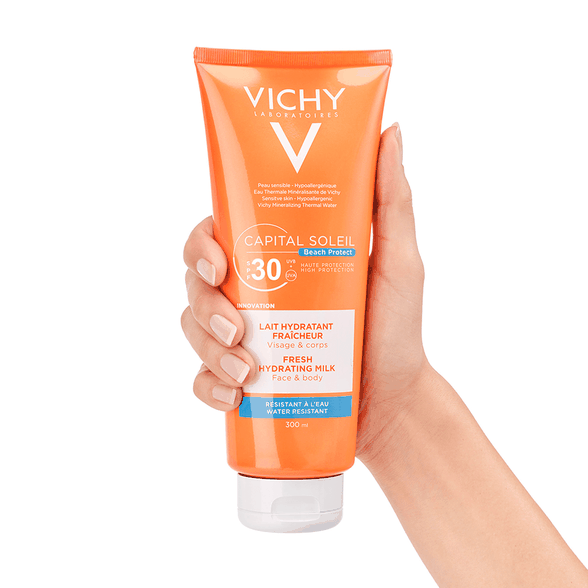 VICHY Ideal Soleil SPF 30 veido pienelis, 300 ml