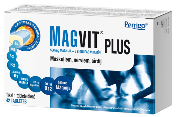 MAGVIT Plus tabletės, 42 vnt.